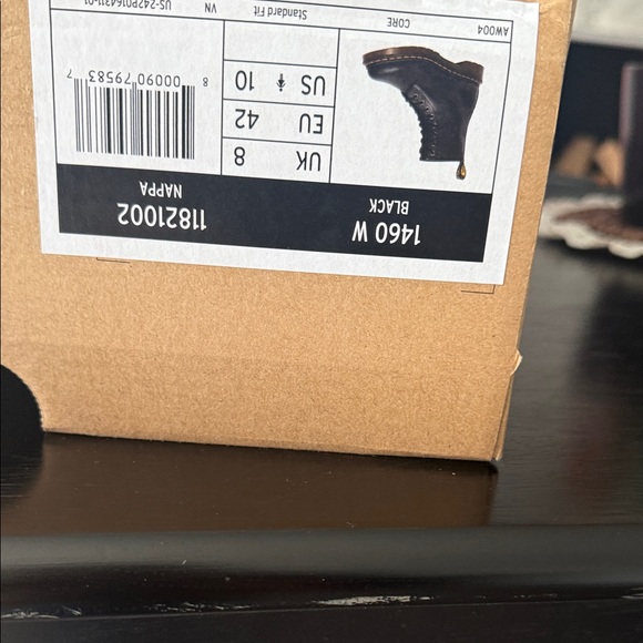 Dr. Martens Black Boots with Yellow Stitching - Picture 5 of 8